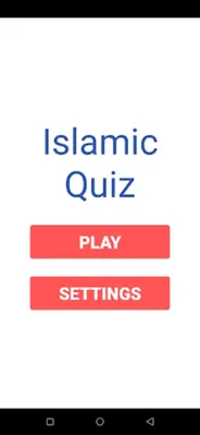 Islamic Quiz android App screenshot 0